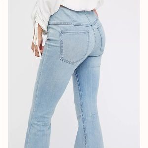 Free People Penny Pull on Flare Jeans